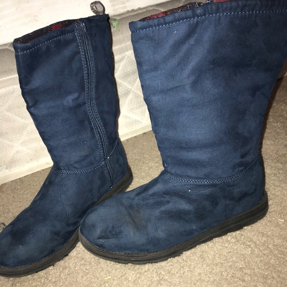 Blue boots
